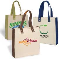 Eco Friendly Two Tone Canvas Tote