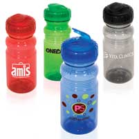 Flip Top Recycled Water Bottle