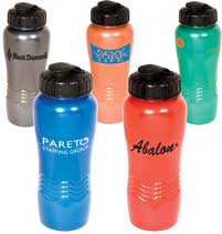 Metallic Recycled Sports Bottles